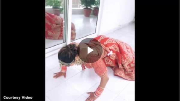 Bridal Push Ups Video Gone Viral Bridal Push Ups Video Gone Viral