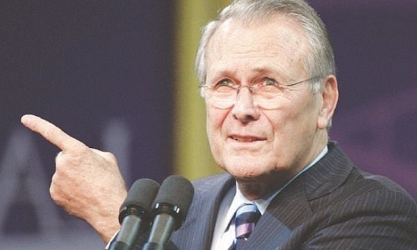 Former United States Secretary of Defense Donald Rumsfeld Has Died at the Age of 88 Former United States Secretary of Defense Donald Rumsfeld Has Died at the Age of 88