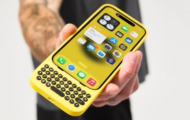 BlackBerry-Style Keyboard Case for iPhone 14, 15 Designed for Creators