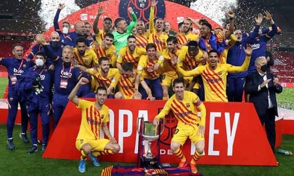 Barcelona Won the Copa Del Rey Cup