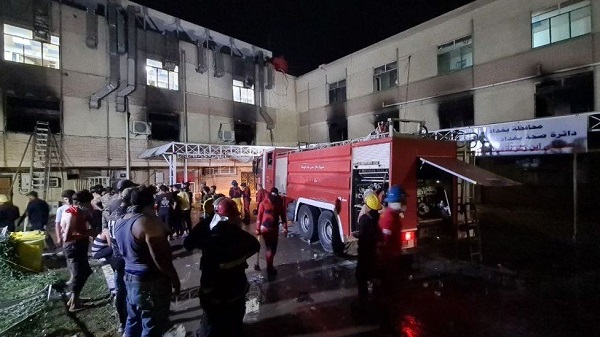 Iraq: Fire in Corona Hospital 23 Killed