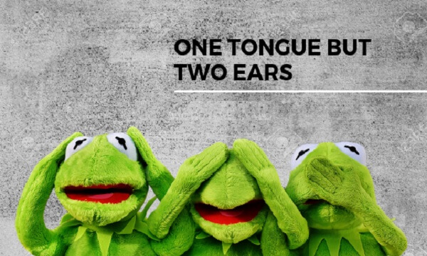Why Do We Have 2 Ears and One Tongue?
