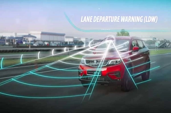 Lane change warning (Lane Departure Warning)