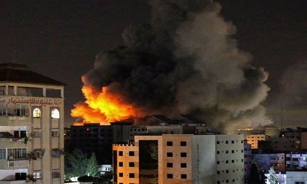 Israel's Bombing on Gaza on the Second Day, The Number of Martyrs Was 56