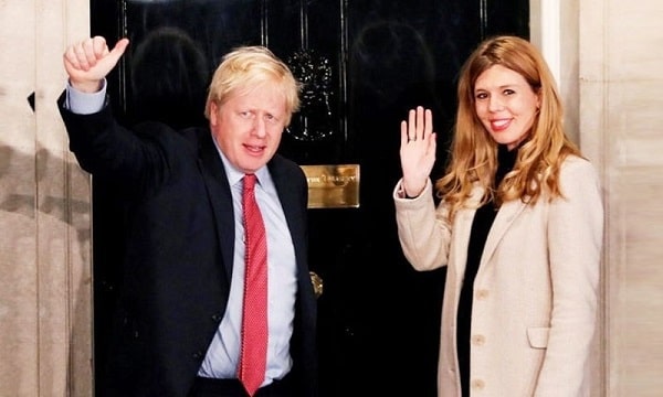 British Prime Minister Boris Johnson married his fiance Kerry Symonds, 24, in a secret ceremony at Westminster Cathedral