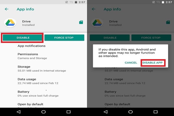 Delete system Webview app ANDROID