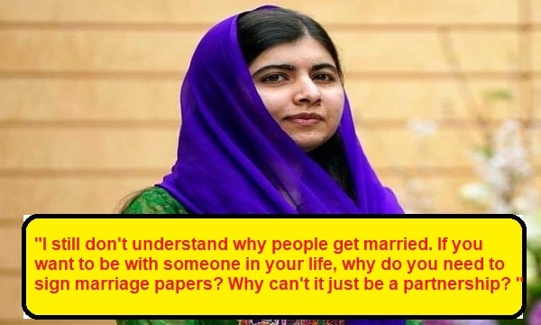 Malala Yousafzai Marriage Statement Faces Criticism On Social Media