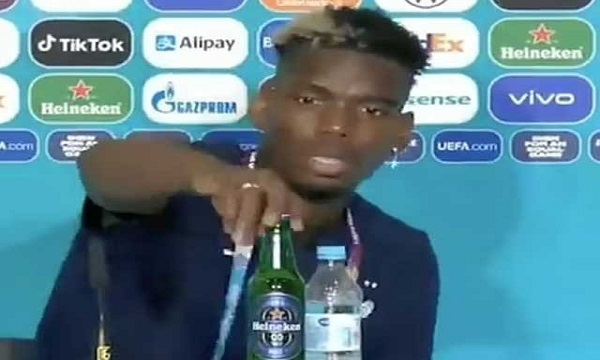 Muslim Footballer Removed the Beer Bottle Placed in Front of Him in the Press Conference