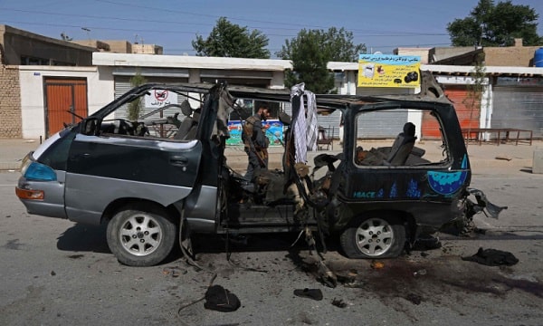 Two Bomb Blasts on Minibusses in Afghanistan Have Killed at Least 8 People