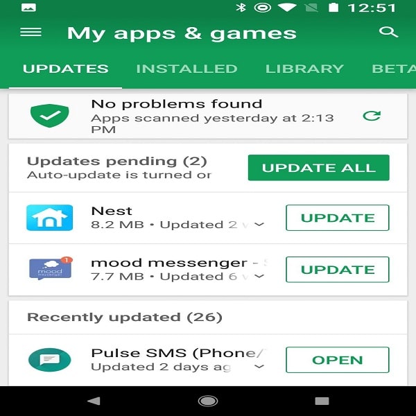Update the app