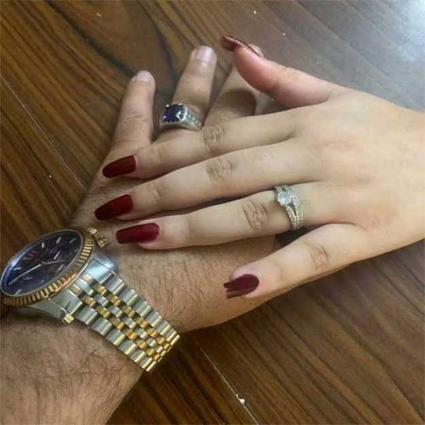 The reality of Hareem Shah's engagement photo that went viral on social media has come to light.