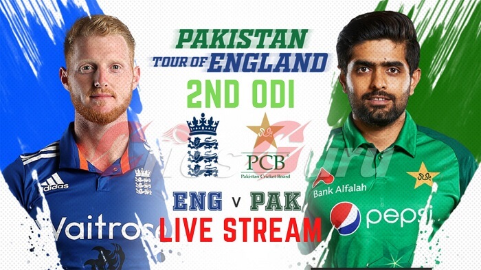 England Vs Pakistan 2nd ODI Live Streaming: Pak vs Eng 2nd ODI Live