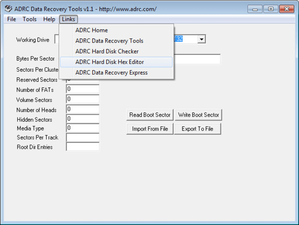 ADRC Data Recovery Tools
