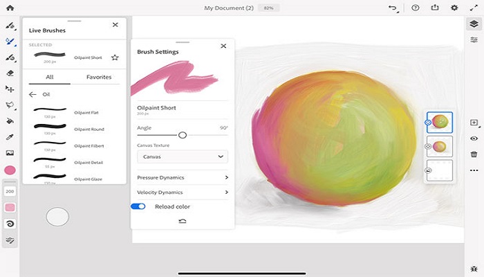 Paint faster, more efficiently with Adobe Fresco