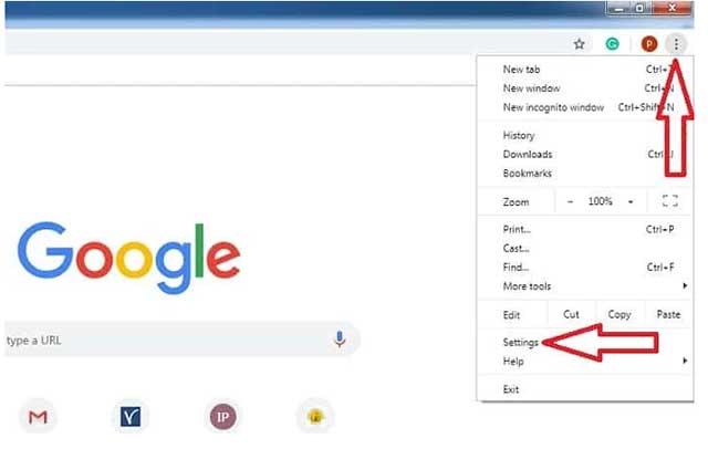 change the Google Chrome 