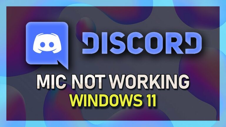 Discord Mic Not Working Windows 11/10/7 PC – Here’s The Fix