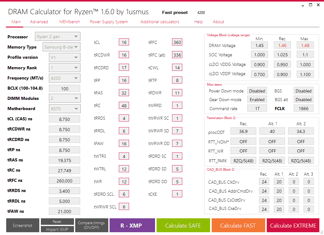 Dram Calculator for Ryzen Download v1.7.3 Windows 10/7 PC