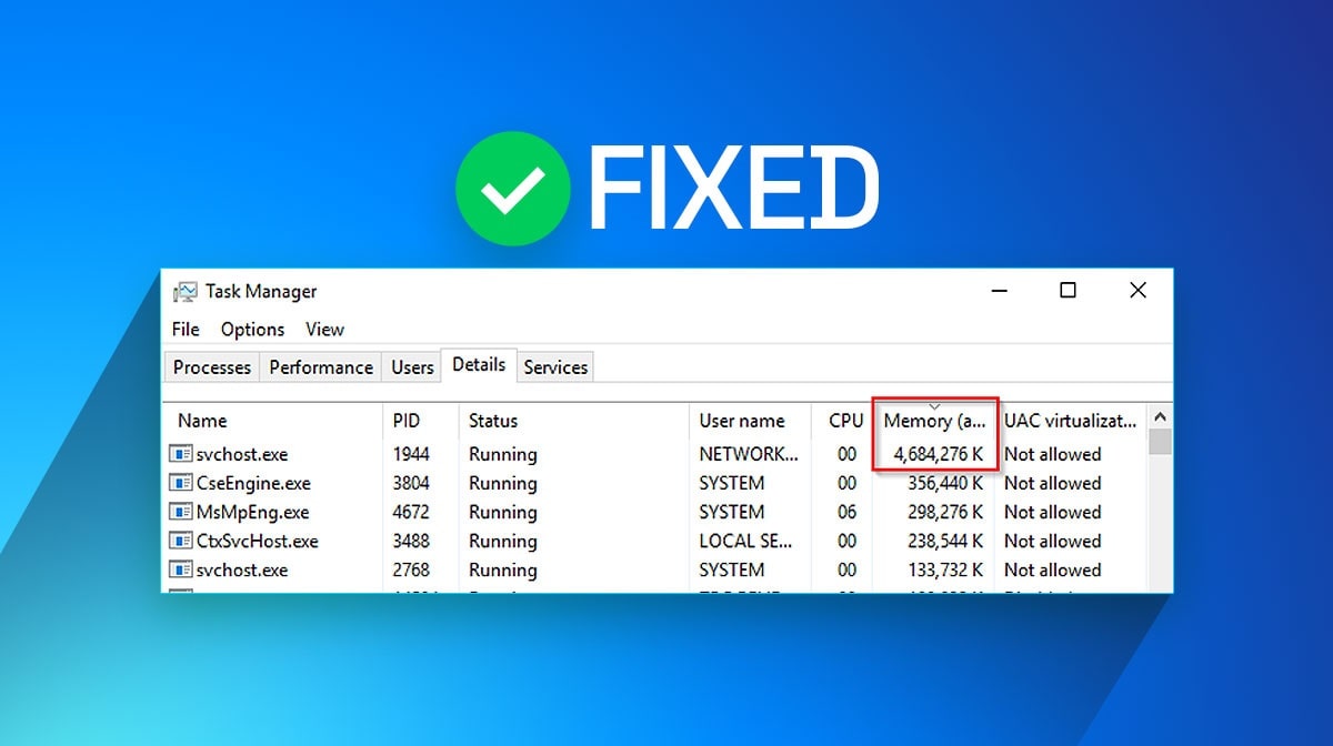How to Fix svchost.exe High Memory Usage on Windows 7?