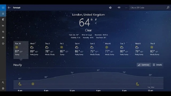 Forecast Wheather App Download For PC