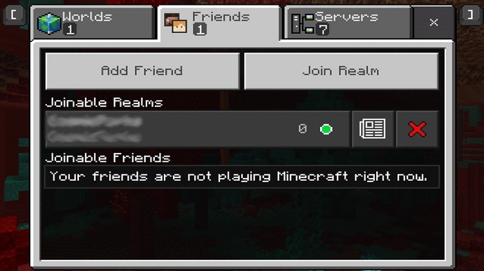 How to join a Minecraft Realm