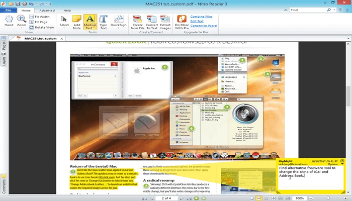 Nitro Reader 5 Free PDF Download for Windows 7/10 PC