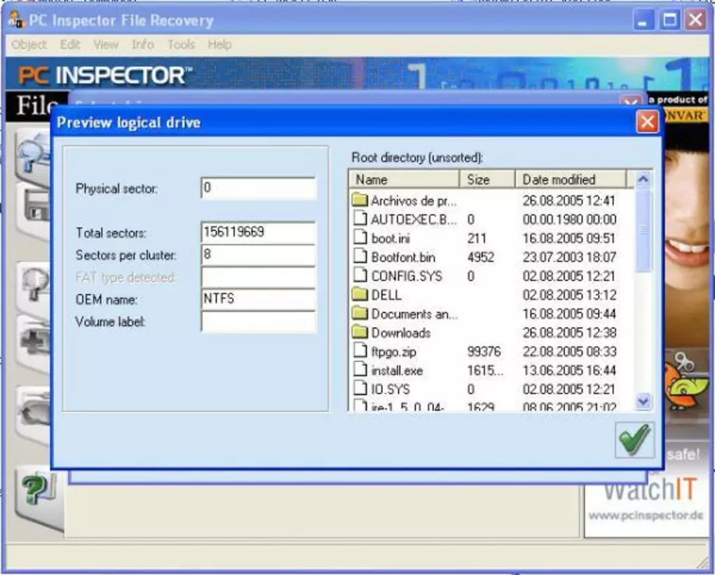 PC Inspector File Recovery
