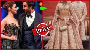 Price of Alia Bhatt and Ranbir Kapoor's Wedding Dress Will Surprise You