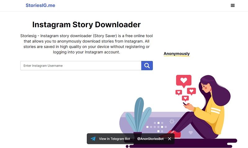 StoriesIG Instagram Downloader