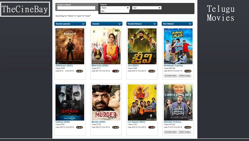 The Cine Bay - Watch Telugu & Hindi Movies & Download for Free