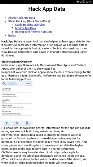 Hack App Data APK