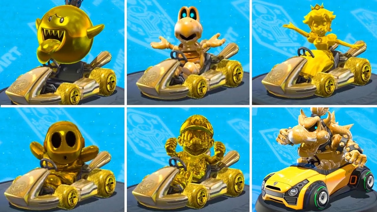 Mario Kart 8 Deluxe Golden Collection