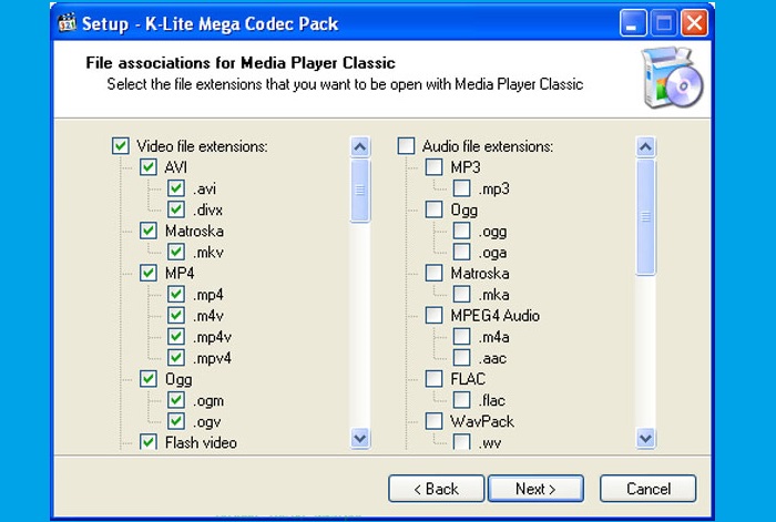 K-Lite Mega Codec Pack for Windows 10/7 Free Download 32-64 bit PC
