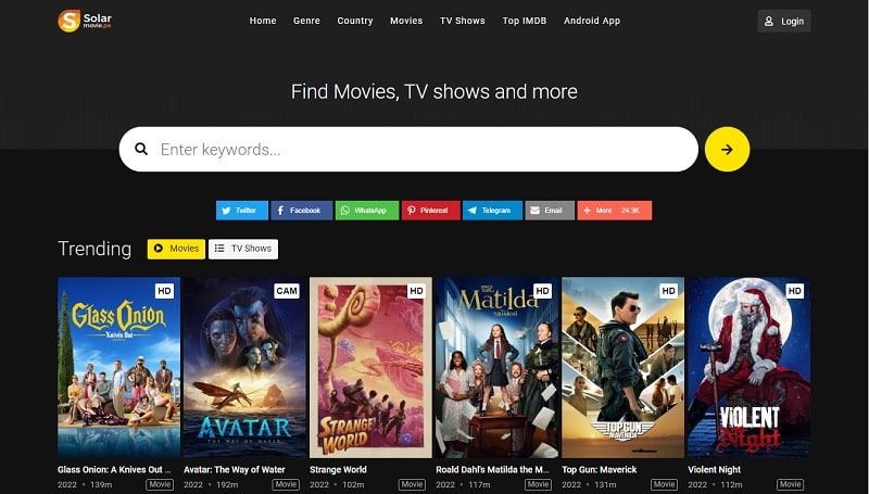 SolarMovies - Watch Movies and TV Shows Online for Free (Solarmovies.pe)